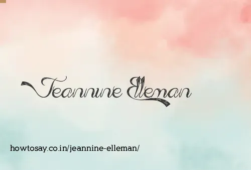 Jeannine Elleman