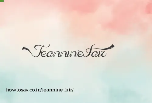Jeannine Fair
