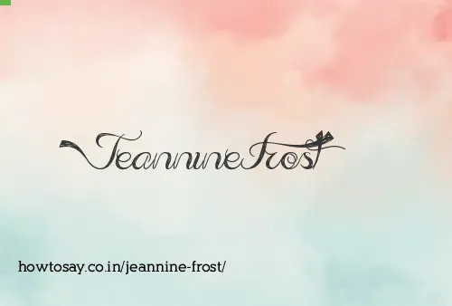 Jeannine Frost