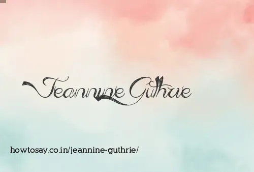 Jeannine Guthrie