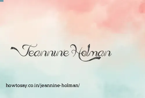 Jeannine Holman