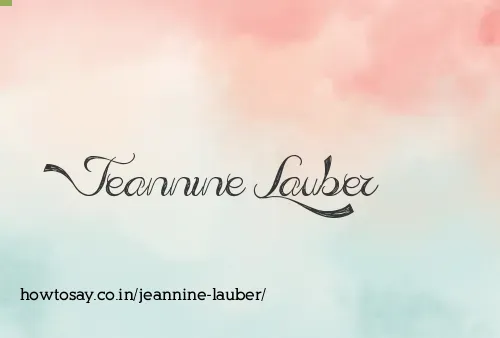 Jeannine Lauber
