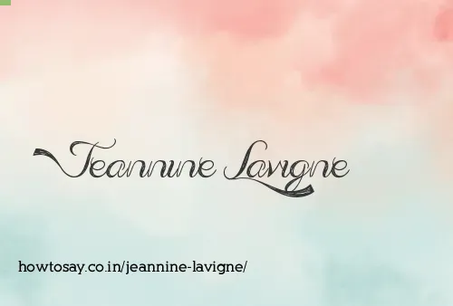 Jeannine Lavigne