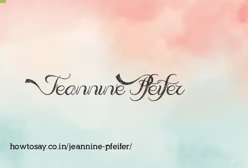 Jeannine Pfeifer