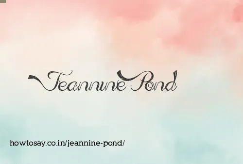 Jeannine Pond