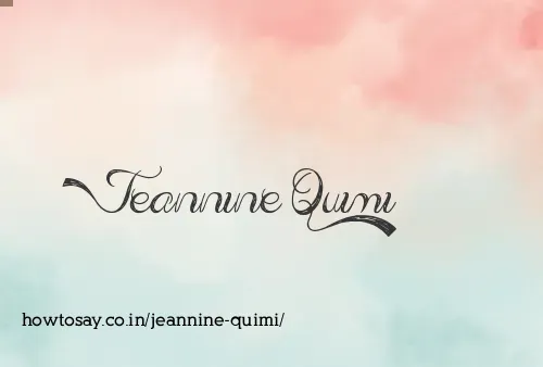 Jeannine Quimi