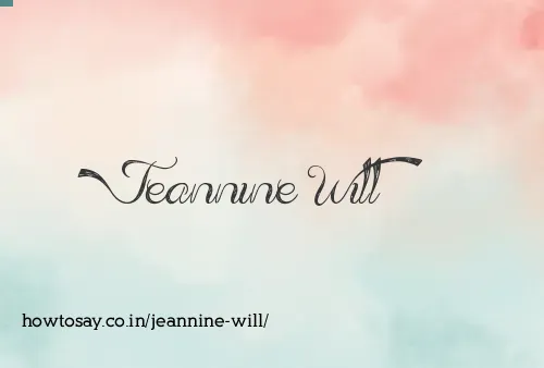 Jeannine Will
