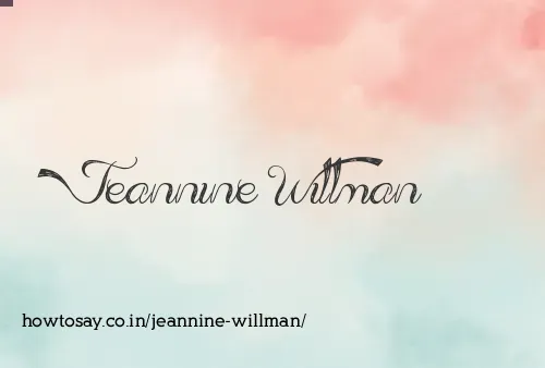 Jeannine Willman