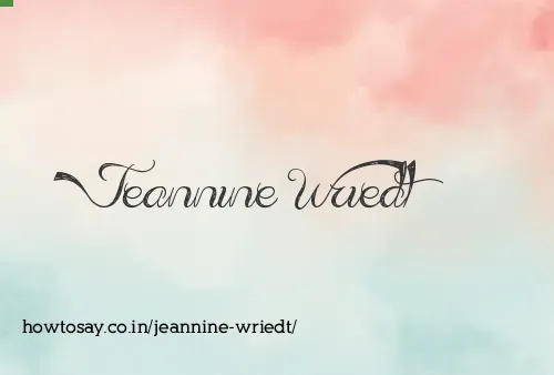 Jeannine Wriedt