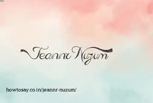 Jeannr Nuzum