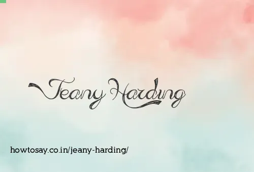 Jeany Harding