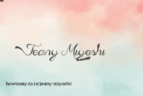 Jeany Miyoshi