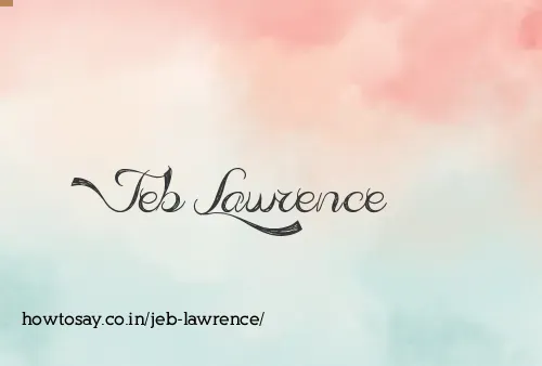 Jeb Lawrence