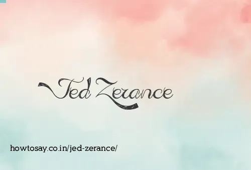 Jed Zerance