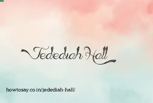 Jedediah Hall