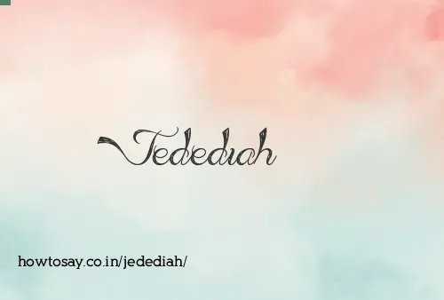 Jedediah