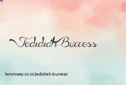 Jedidiah Burress