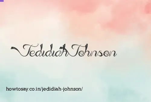 Jedidiah Johnson