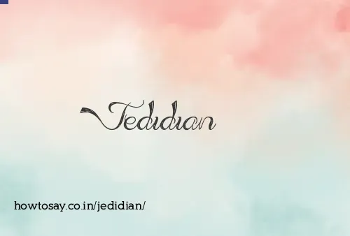Jedidian