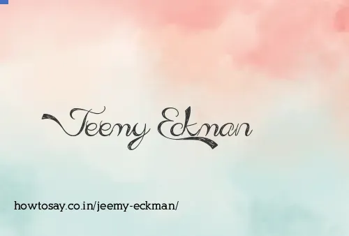 Jeemy Eckman
