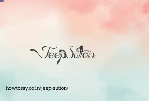 Jeep Sutton