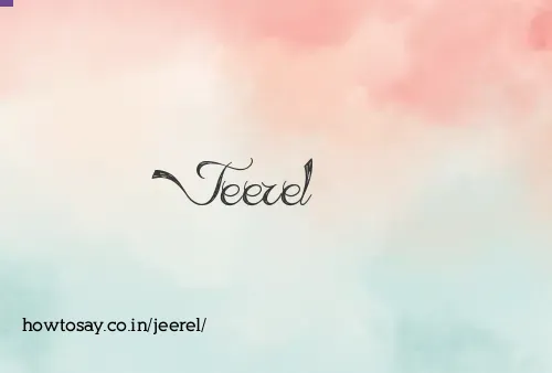 Jeerel
