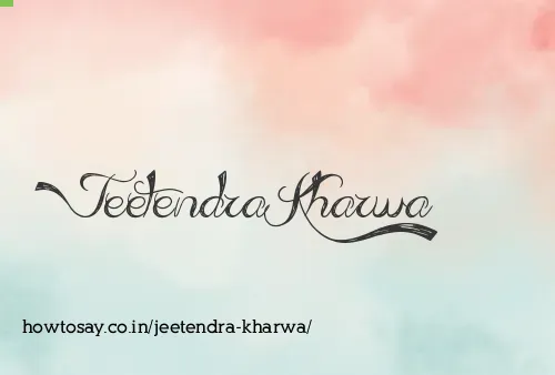 Jeetendra Kharwa