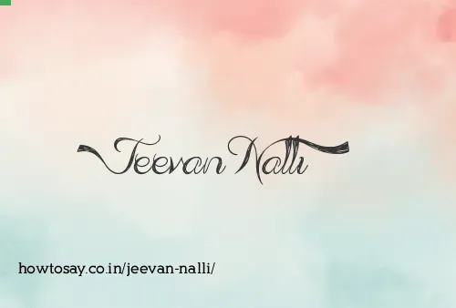 Jeevan Nalli