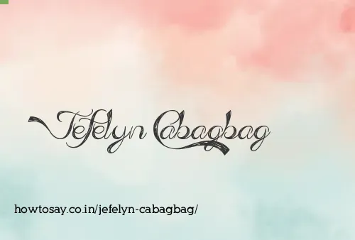 Jefelyn Cabagbag