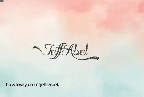 Jeff Abel