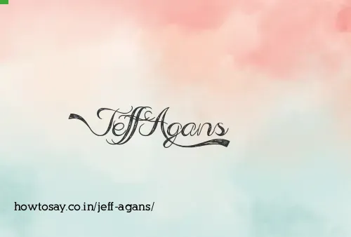 Jeff Agans