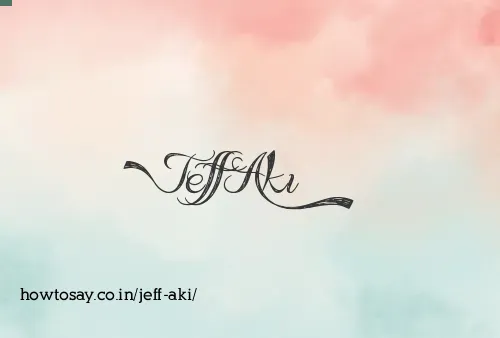 Jeff Aki