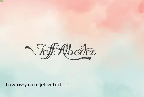 Jeff Alberter