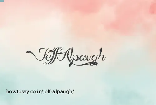 Jeff Alpaugh