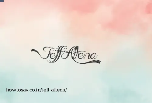 Jeff Altena