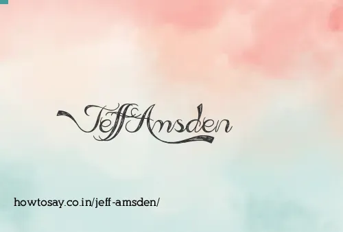 Jeff Amsden