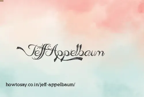Jeff Appelbaum