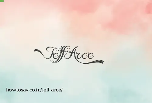 Jeff Arce