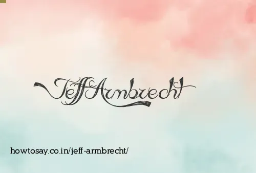 Jeff Armbrecht