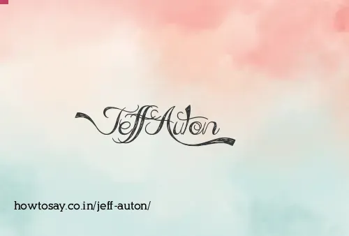 Jeff Auton
