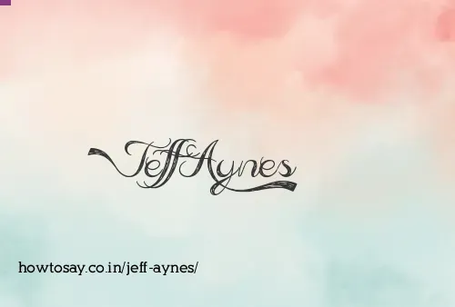 Jeff Aynes
