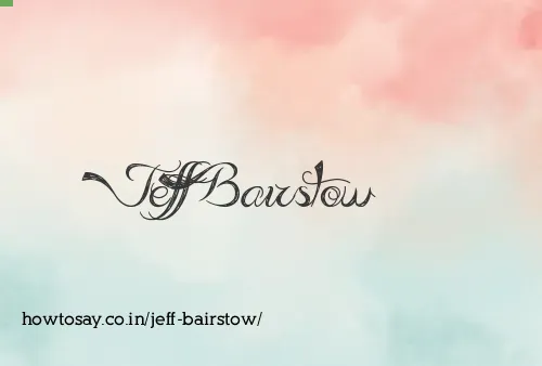 Jeff Bairstow