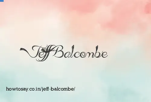 Jeff Balcombe