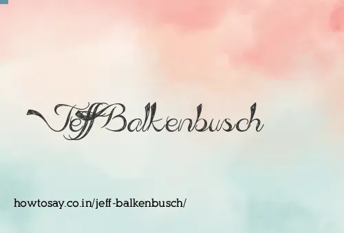 Jeff Balkenbusch