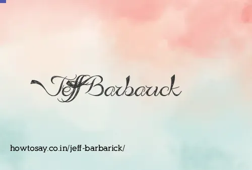 Jeff Barbarick