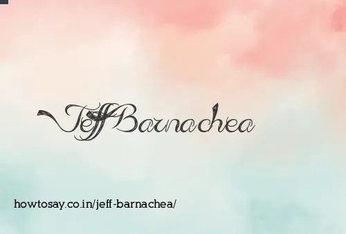 Jeff Barnachea