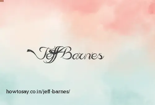 Jeff Barnes