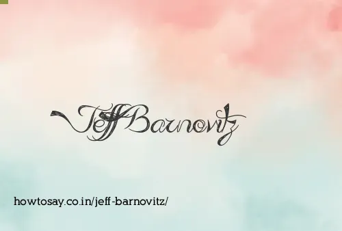 Jeff Barnovitz