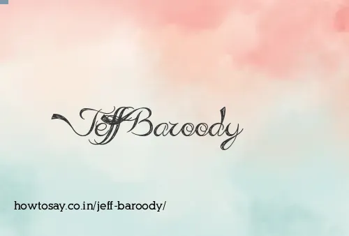 Jeff Baroody