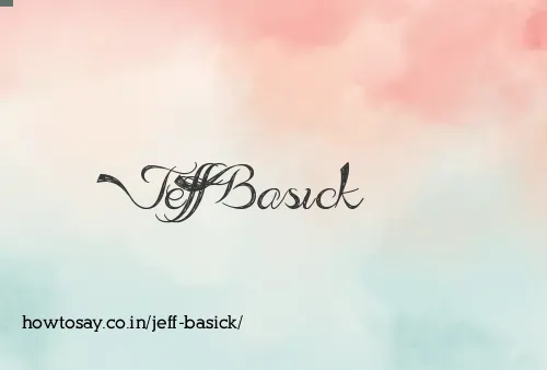 Jeff Basick
